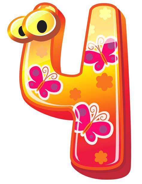 Cute Pictures Of Number 4