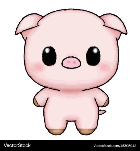 Cute Piggy Drawing