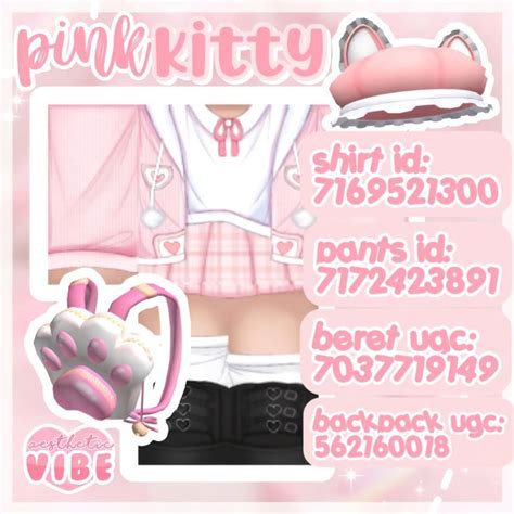 Cute Pink Kawaii Roblox Outfits with codes in 2023 | Roblox shirt 