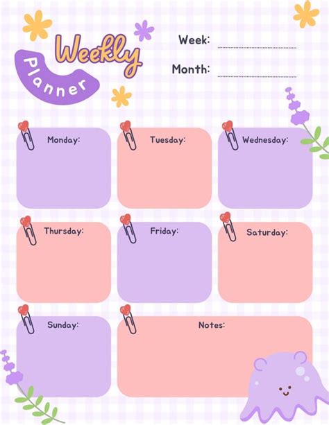 Cute Printable Templates