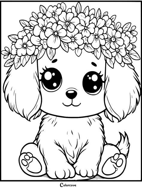 Cute Puppy Color Pages