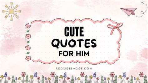 Cute Quotes For Him On Facebook