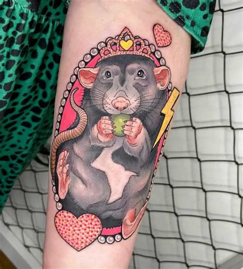 Cute Rat Tattoo