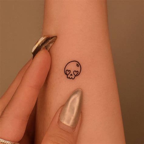 Cute Skull Tattoo