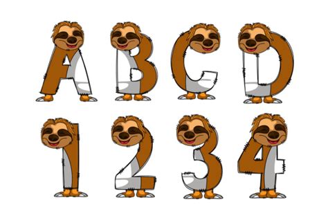 Download Cute Sloth Creativefabrica