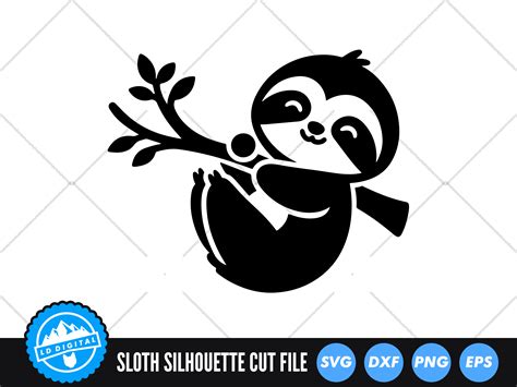 Download Cute Sloth Cut Files