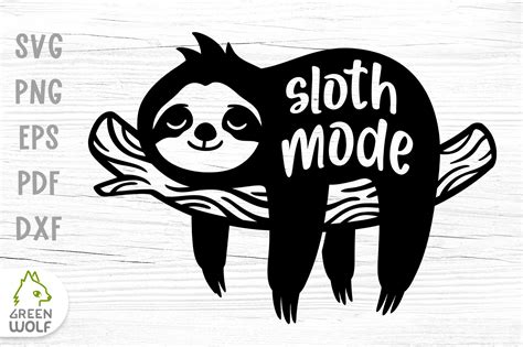 Download Cute Sloth Silhouette