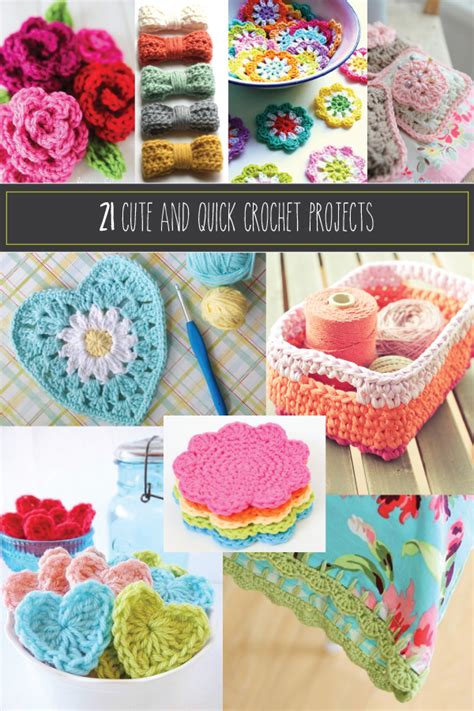 Cute Small Crochet Projects