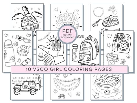 Cute Vsco Coloring Pages
