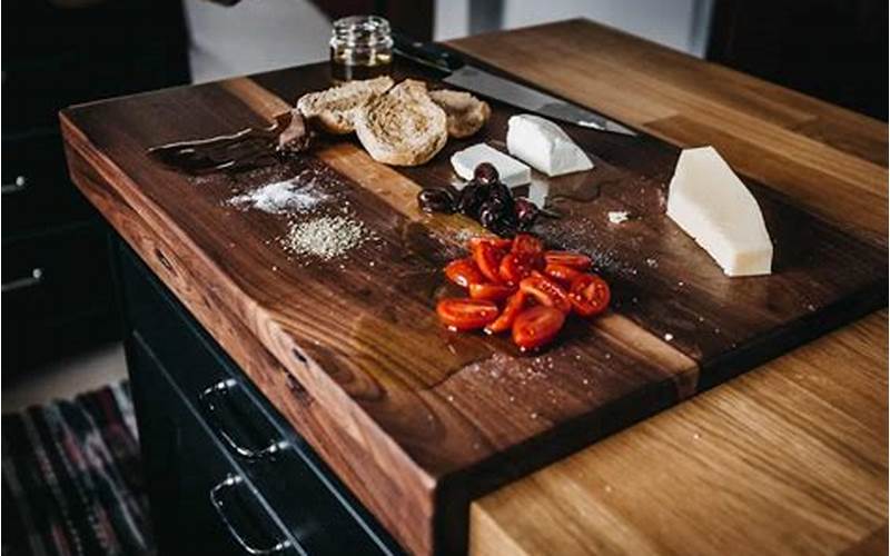 Cutting Boards On Kitchen Counter