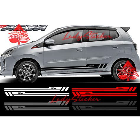 Cutting Sticker Agya Grey