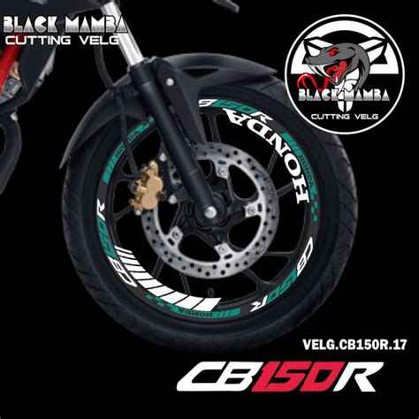 Cutting Sticker Cb150r Raptor Black