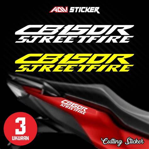 Cutting Sticker Cb150r Streetfire