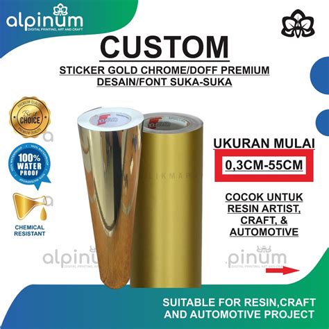 Cutting Sticker Chrome