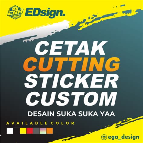 Cutting Sticker Custom