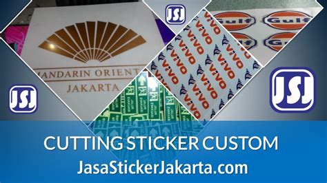 Cutting Sticker Custom Jakarta