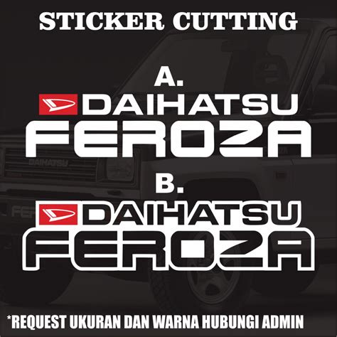 Cutting Sticker Feroza