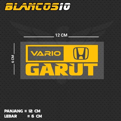 Cutting Sticker Garut