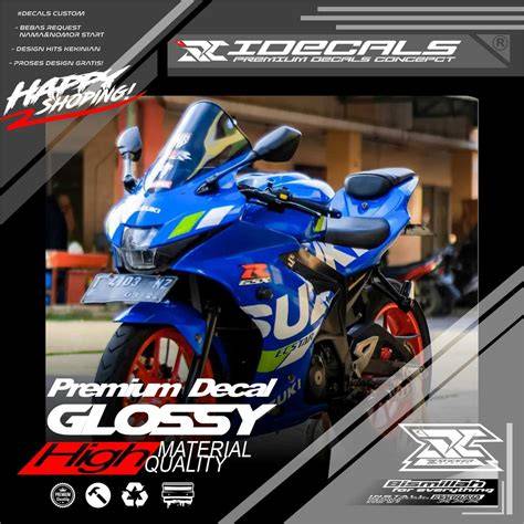 Cutting Sticker Gsx R150 Biru