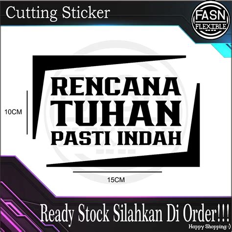 Cutting Sticker Harapan Indah