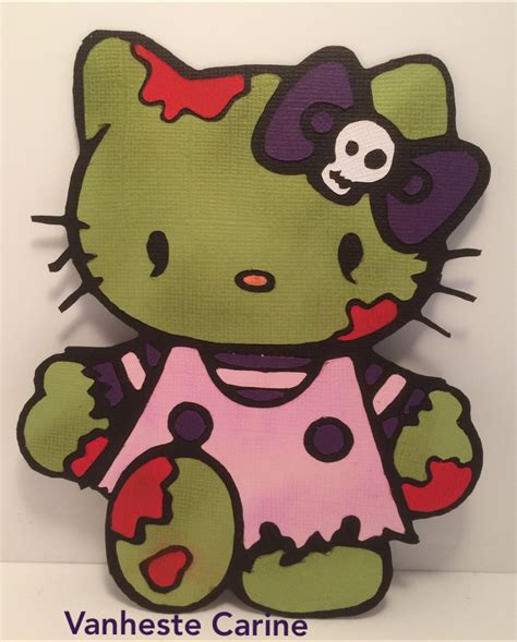 Cutting Sticker Hello Kitty Zombie