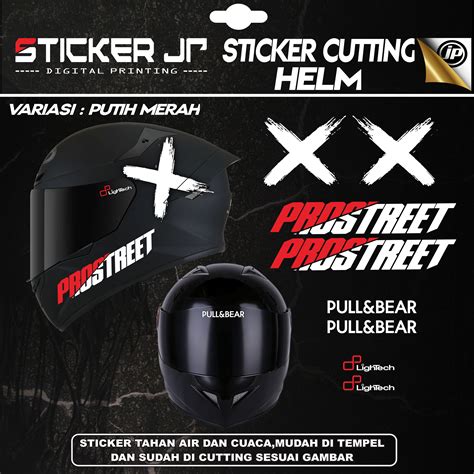 Cutting Sticker Helm Honda