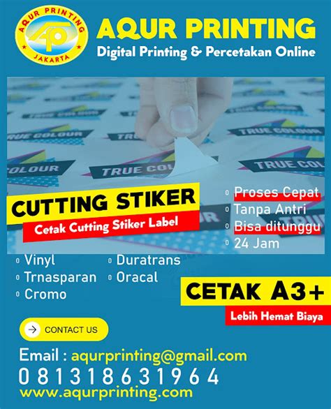 Cutting Sticker Jakarta Timur