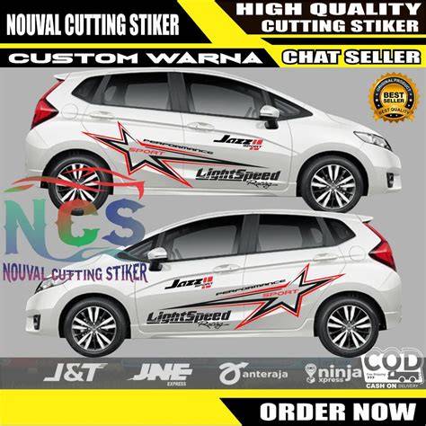 Cutting Sticker Jazz Biru