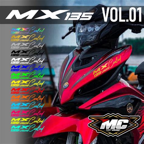 Cutting Sticker Jupiter Mx 135