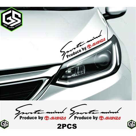 Cutting Sticker Kap Mobil Avanza