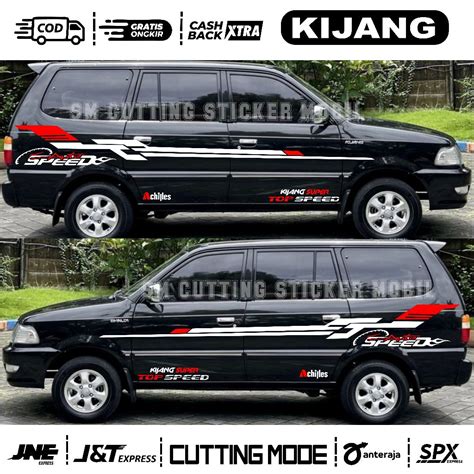 Cutting Sticker Kijang Super