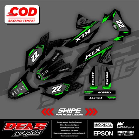 Cutting Sticker Klx Bf