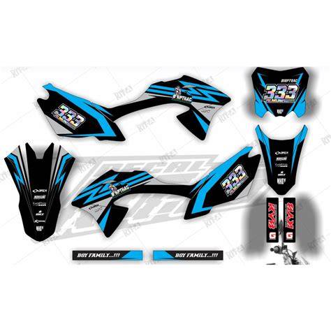 Cutting Sticker Klx Biru