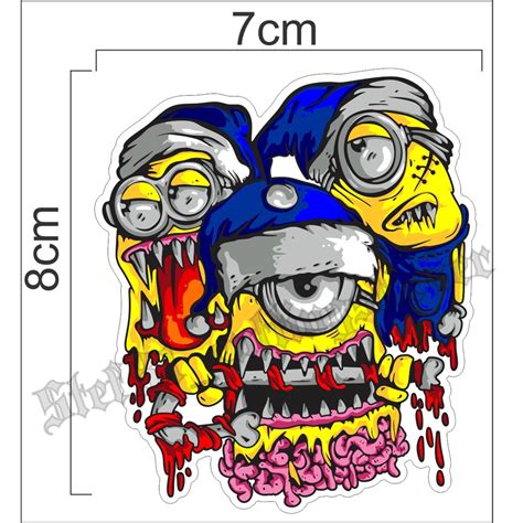 Cutting Sticker Minion Zombie