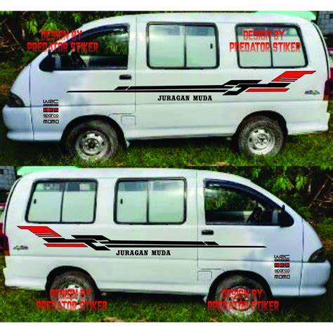 Cutting Sticker Mobil Angkot
