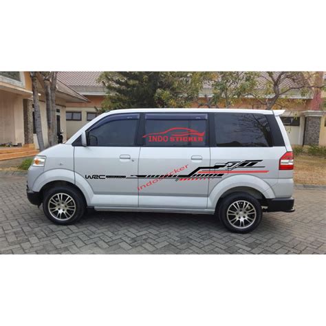 Cutting Sticker Mobil Apv