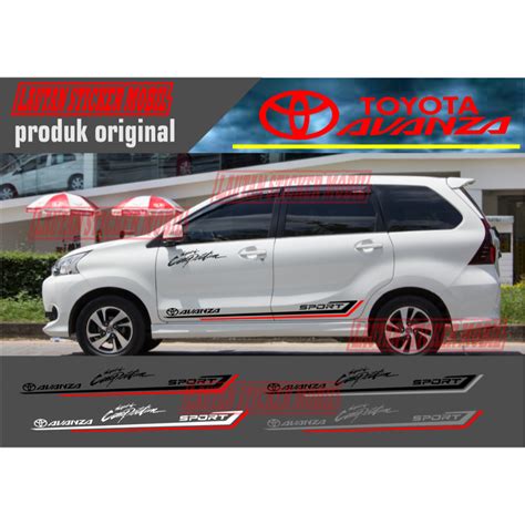 Cutting Sticker Mobil Avansa