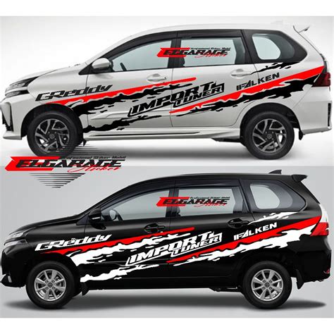 Cutting Sticker Mobil Avanza Full Body
