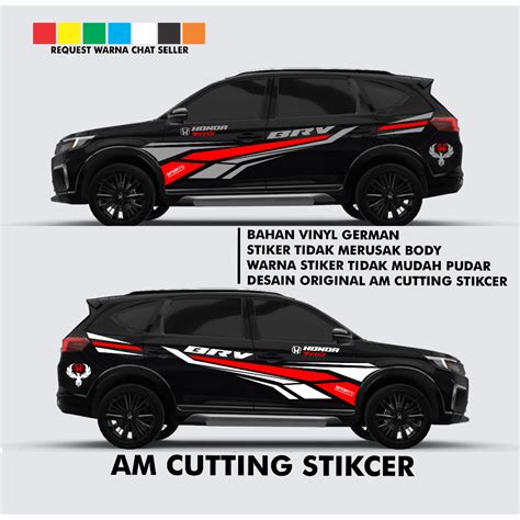Cutting Sticker Mobil Brv