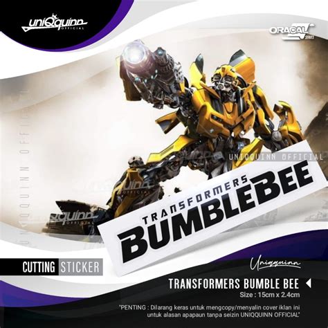 Cutting Sticker Mobil Bumble Bee
