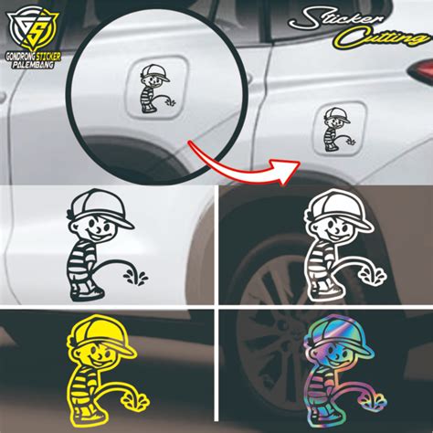 Cutting Sticker Mobil Cartoon