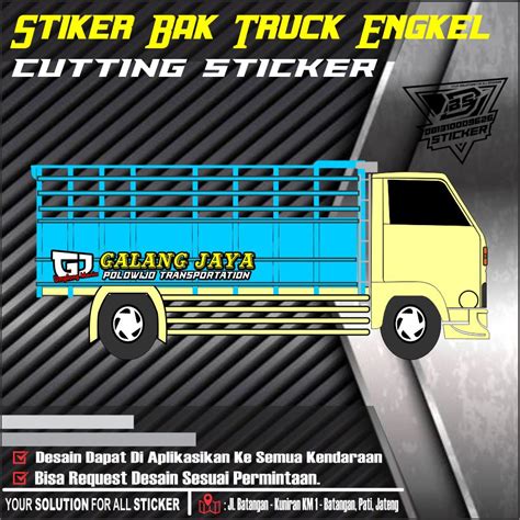 Cutting Sticker Mobil Engkel