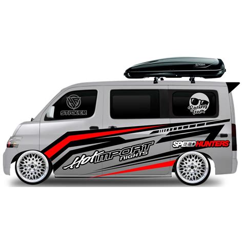 Cutting Sticker Mobil Grand Max Minibus