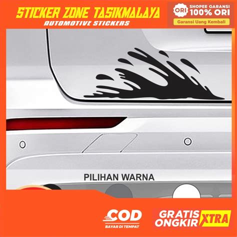 Cutting Sticker Mobil Hitam
