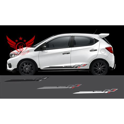 Cutting Sticker Mobil Honda Brio