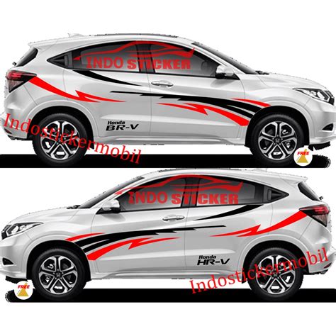 Cutting Sticker Mobil Honda Brv