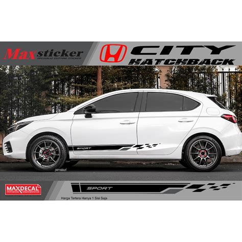 Cutting Sticker Mobil Honda City