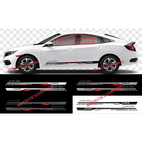 Cutting Sticker Mobil Honda Civic
