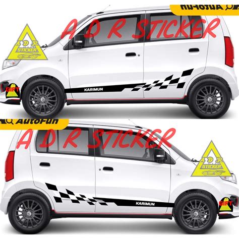 Cutting Sticker Mobil Karimun