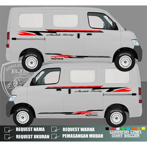 Cutting Sticker Mobil Minimalis